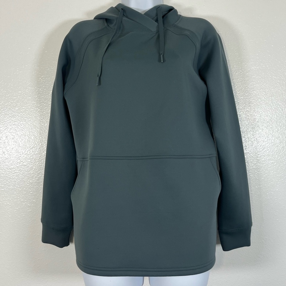 32 Degrees Heat Hoodie Small Green Performance Pullover SzS